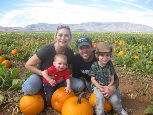 family dentist, Dr. Yasmer and her family
